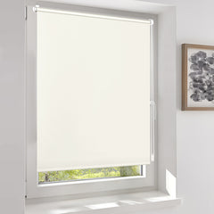 Sekey blackout blind, double-sided, same color and no drilling, cream