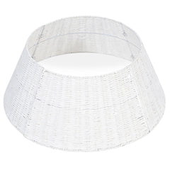 Salcar Weihnachtsbaumkorb aus Papierkordel – Weiß, 40/60 cm oder 50/68 cm