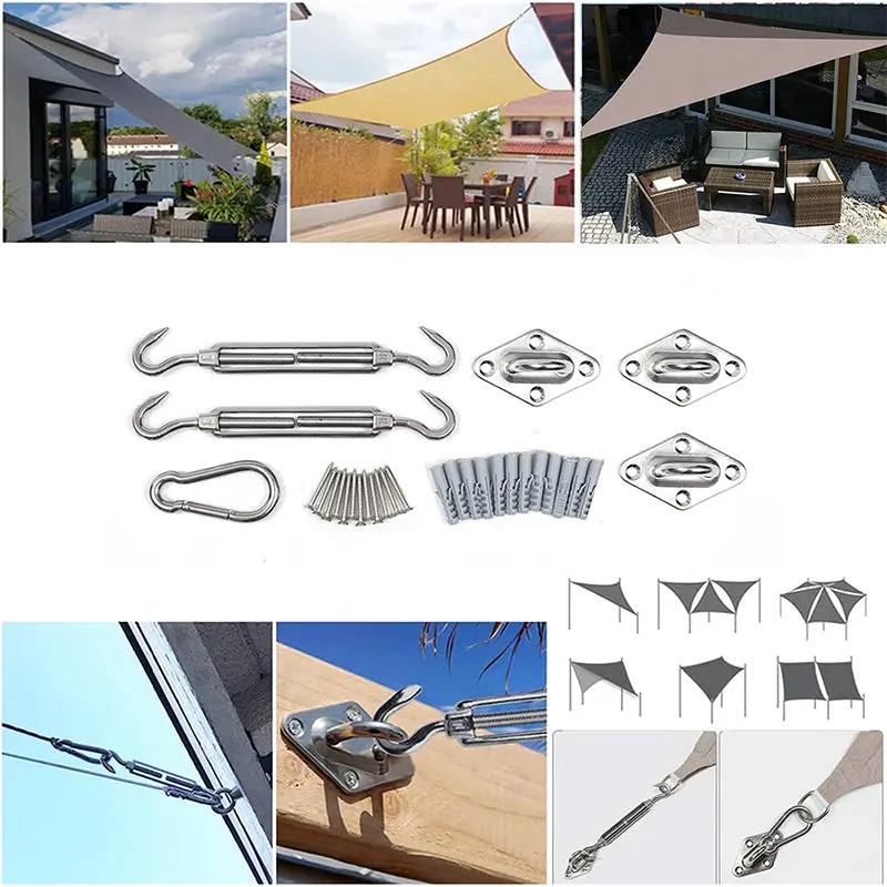 sonnensegel montage firma High-quality stainless steel fastening for sun sails – stable and versatile – sekeymall