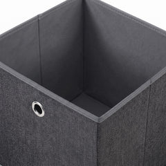 Sekey 6er Set Aufbewahrungsboxen 30 × 30 × 30 cm – Faltbare Stoffboxen mit Griff für Regal & Schrank