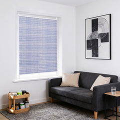 Sekey Plissee ohne Bohren – Lichtschutz Rollo Klemmfix aus Vliesstoff für Fenster & Türen, Blau