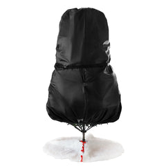 Salcar SALCAR Weihnachtsbaum Aufbewahrung 138 × 185 cm – Weihnachtsbaumtasche für Bäume bis 2,4 m, mit Schnallen, Kordelzug & Kartenschlitz, Wasserdicht & Reißfest