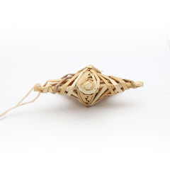 Salcar 6er Set Handgefertigte Strohsterne – Natürliche Weihnachtsbaumanhänger aus Stroh, Fünfzackige Sterne für Christbaum & Adventsdeko