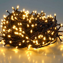 Salcar LED Lichterkette Weihnachten Warmweiß, 5–30 m, 50–300 LEDs, IP44 Outdoor, 8 Modi, Timer & Memory