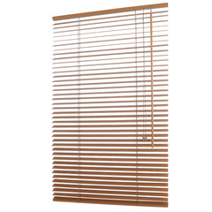 Sekey Holzjalousie Klemmfix ohne Bohren – Echtholz Jalousie mit 35 mm Lamellen in Eichenoptik, flexible Montage für Fenster