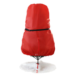 Salcar SALCAR Weihnachtsbaum Aufbewahrung 138 × 185 cm – Weihnachtsbaumtasche für Bäume bis 2,4 m, mit Schnallen, Kordelzug & Kartenschlitz, Wasserdicht & Reißfest