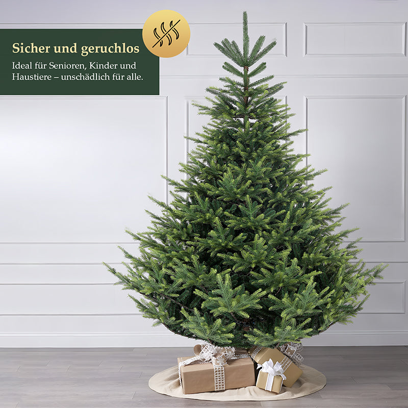 Salcar 180/210cm Künstlicher Weihnachtsbaum, 2525/3557 Zweige, 74 % PE