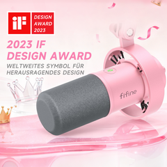 FIFINE Dynamisches XLR & USB Studio Mikrofon – Profi Podcast Mikrofon für PC, Mac, PS4/PS5, Streaming, Gaming & Aufnahmen mit Nierencharakteristik und DSP-Funktionen,K688