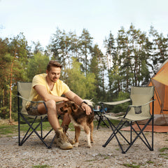 Sunula faltbarer Campingstuhl, ultraleicht, 1,65 kg, mit Getränkehalter, Tragetasche, kompakt klappbar, ideal für Camping, Garten und Ausflüge