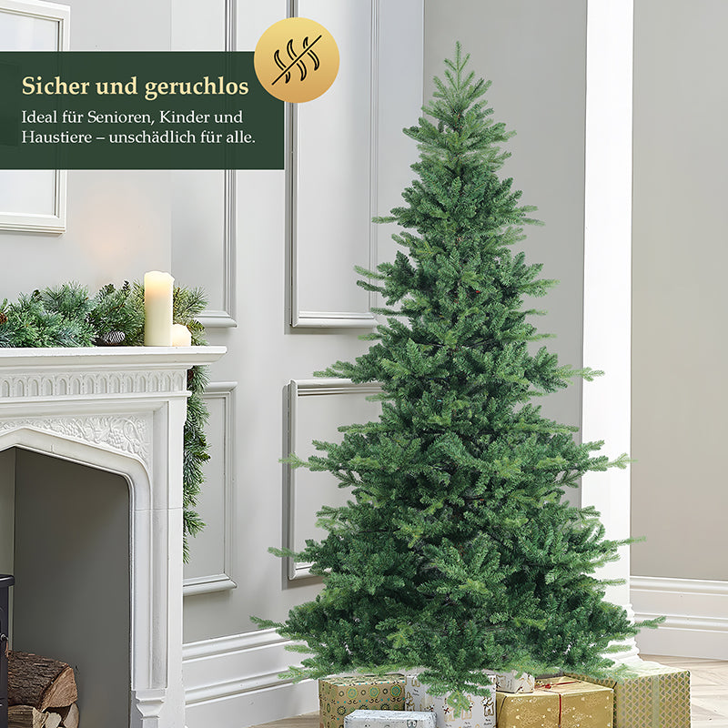 Salcar 180/210cm Artificial Christmas Tree, with 115/143 PE branches and 850/1332 PVC branches