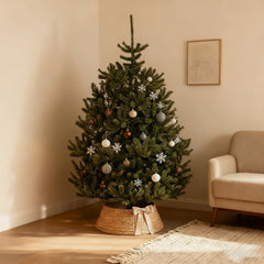 Salcar Artificial Christmas Tree Nordmann Fir – Ultra-realistic, 180 cm / 210 cm with 1118 / 1512 tips, Dense &amp; Robust, For Indoor &amp; Outdoor Use