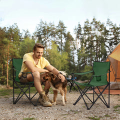 Sunula faltbarer Campingstuhl, ultraleicht, 1,65 kg, mit Getränkehalter, Tragetasche, kompakt klappbar, ideal für Camping, Garten und Ausflüge