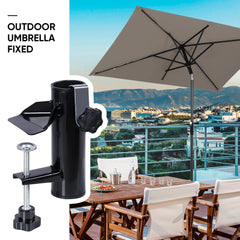 Sekey 200 x 125 cm Balkonschirm Rechteckig mit Balkongeländer, Sonnenschutz UV50+ Sekey