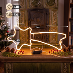 Salcar 70 cm LED shooting star neon light