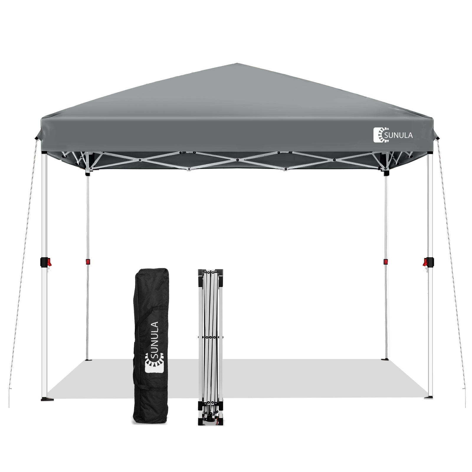 Sunula Pavillon 3x3m Wasserdicht & Stabil – Faltpavillon mit Verdickten Rohren, UV-Schutz & Tragetasche, für Garten, Camping & Veranstaltungen