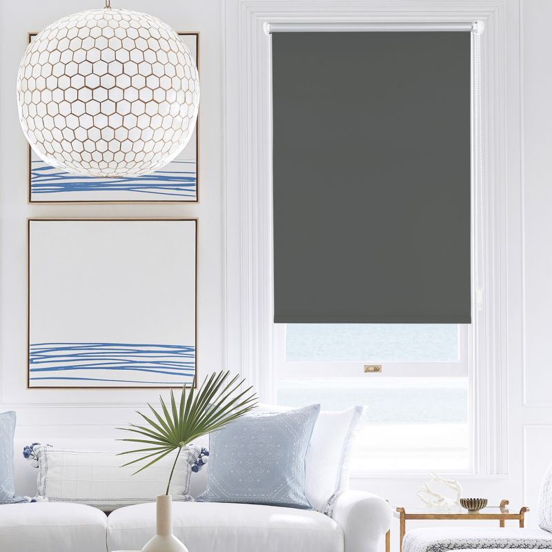 Sekey blackout blind without drilling or with drilling, grey