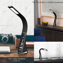 WILIT U2A 5W LED desk lamp, with 3 brightness levels, with alarm clock