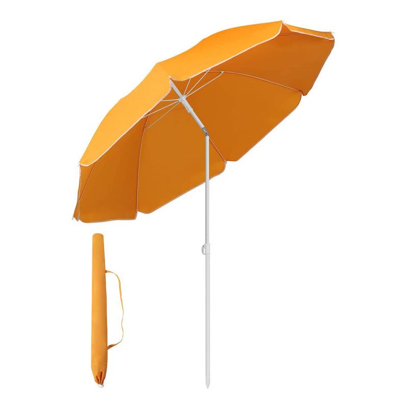 Sekey ∅ 160 cm beach umbrella with protective cover, sun protection UV25+