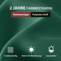 Sekey 180 x 130 cm balcony umbrella rectangular, sun protection UV50+