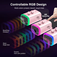 FIFINE USB/XLR Dynamic Microphone with Mute Button and Headphone Jack, AM8