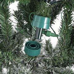 Salcar 180cm Artificial Christmas Tree with Snow and Light, with 250 LEDs and 828 PVC Tips