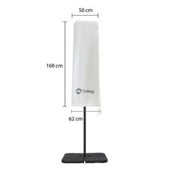 Sekey 160 x 50/62 cm protective cover for double parasol, made of polyester fabric