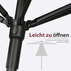 Sekey 200 x 125 cm Balkonschirm Rechteckig, Sonnenschutz UV50+ Sekey