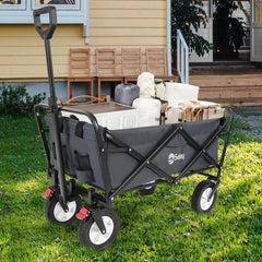 Sekey 100L / 200KG Foldable handcart, with brakes and solid rubber wheels