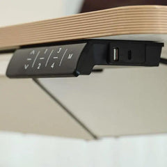 Kowo 160 cm Höhenverstellbarer Schreibtisch Elektrisch mit Touchscreen und Ladegerät Sekey