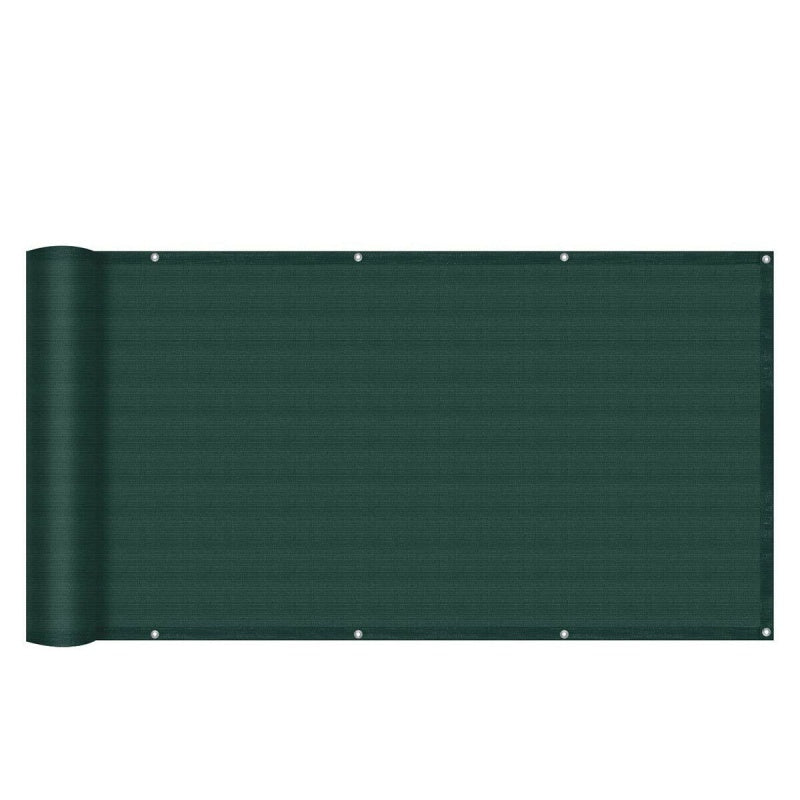 Sekey balcony privacy screen made of 220 g/m² HDPE, green