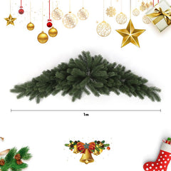 Salcar 1m Artificial Christmas Garland made of 100% PE