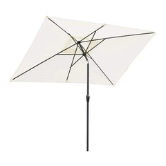 Sekey 300 x 200 cm Alu Sonnenschirm mit Kurbel, Sonnenschutz UV50+ Sekey