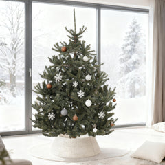 Salcar Artificial Nordmann Fir Christmas Tree – Ultra-realistic, 180 cm / 210 cm, 1118 / 1512 tips, Dense &amp; Durable for Indoor and Outdoor Use