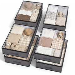 Salcar Unterbett-Aufbewahrungsboxen – 90L, atmungsaktiv, modular, ideal für Kleidung, Bettwäsche & saisonale Textilien