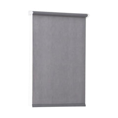 Sekey Verdunklungsrollo ohne Bohren, Klemmfix Seitenzugrollo aus Vliesstoff, 90 % Lichtundurchlässig, Grau