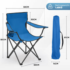 Sunula faltbarer Campingstuhl, ultraleicht, 1,65 kg, mit Getränkehalter, Tragetasche, kompakt klappbar, ideal für Camping, Garten und Ausflüge