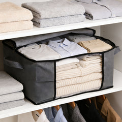 Salcar Unterbett-Aufbewahrungsboxen – 60L & 90L Set für Kleidung, Bettwäsche und saisonale Textilien, Staub- und Feuchtigkeitsschutz