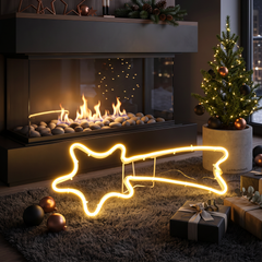 Salcar 70 cm LED shooting star neon light