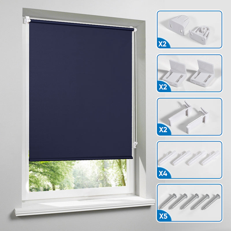 Sekey blackout blind, double-sided, same color and no drilling, dark gray