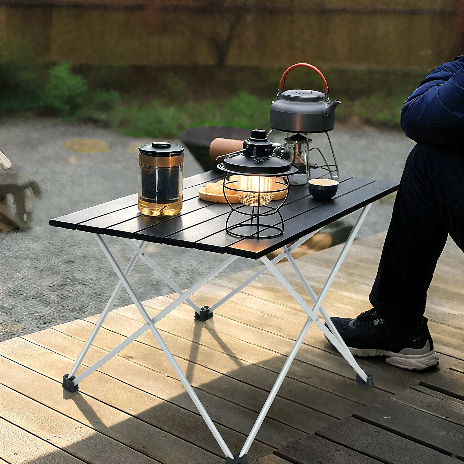 Sunula Klappbarer Campingtisch, Ultraleicht 1,7 kg, 30 kg Tragkraft, – sekeymall