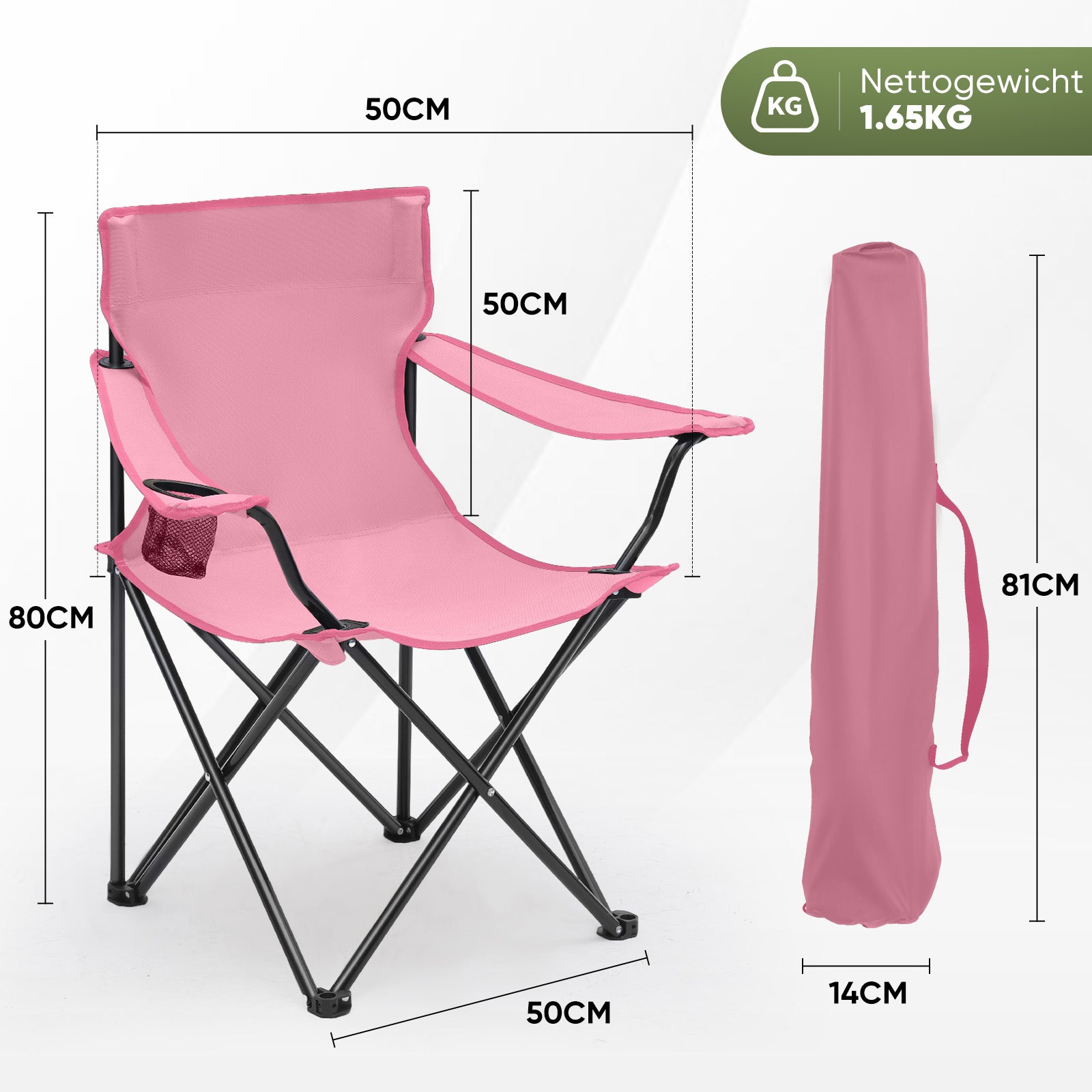campingstuhl klein klappbar Sunula faltbarer Campingstuhl, ultraleicht, 1,65 kg, mit – sekeymall