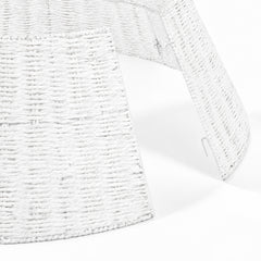 Salcar Weihnachtsbaumkorb aus Papierkordel – Weiß, 40/60 cm oder 50/68 cm