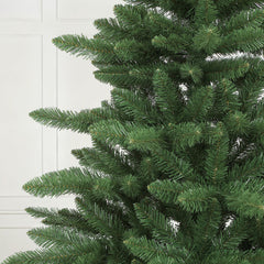 SALCAR Künstlicher Weihnachtsbaum aus 100% PVC – Naturgetreuer Tannenbaum mit dichtem Nadelkleid, stabilem Standfuß & Handschuhen – Wiederverwendbar, Sicher & Umweltfreundlich