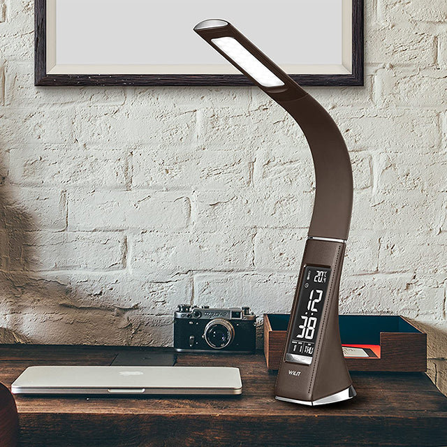 WILIT U2A 5W LED desk lamp, with 3 brightness levels, with alarm clock