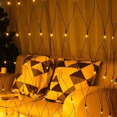 Salcar 3 x 2 m LED Lichternetz, 204 LEDs, 31V GS-zertifizierte Stromversorgung Salcar