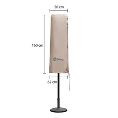 Sekey 160 x 50/62 cm protective cover for double parasol, made of polyester fabric
