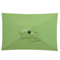 Sekey 210 x 140 cm Alu Sonnenschirm mit Kurbel, Sonnenschutz UV50+