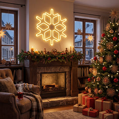Salcar 40 cm LED snowflake neon light