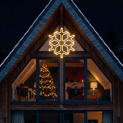 Salcar 40 cm LED snowflake neon light