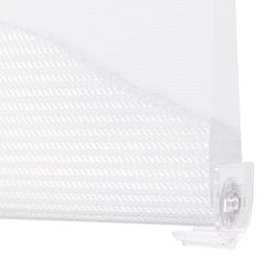 Sekey Duo-Rollo mit Wellenmuster - Doppelrollo Klemmfix ohne Bohren für Fenster, Sicht- & Sonnenschutz Sekey